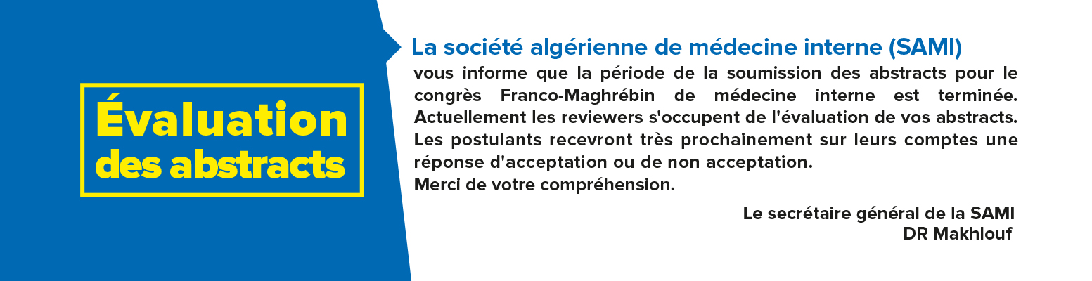 10 ème Congrès Franco-Maghrébin de médecine interne & 27ème congrès National de la SAMI